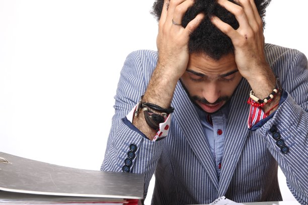 疲惫的商人图片下载