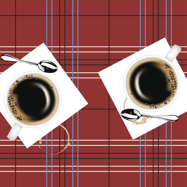 咖啡馆里的小桌子图片下载