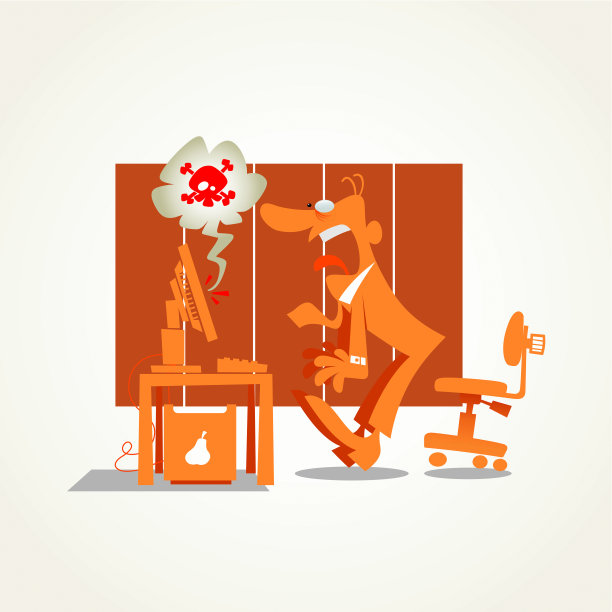 电脑坏了素材图片