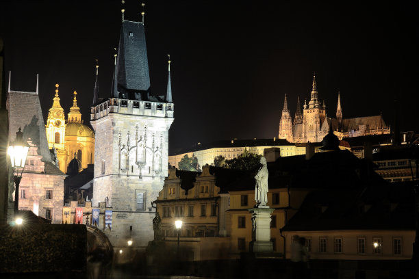 布拉格夜间图片下载