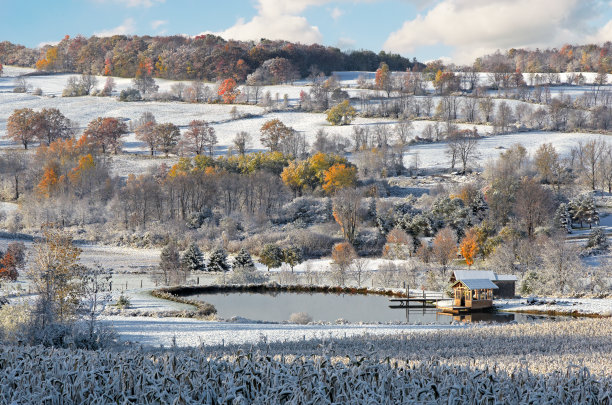 冬天的风景图片下载
