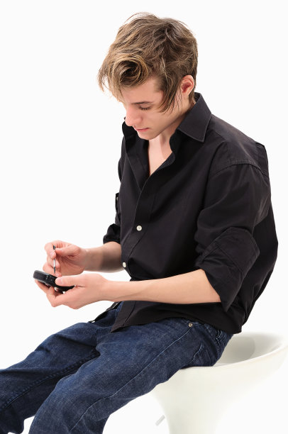 商人打电话图片下载