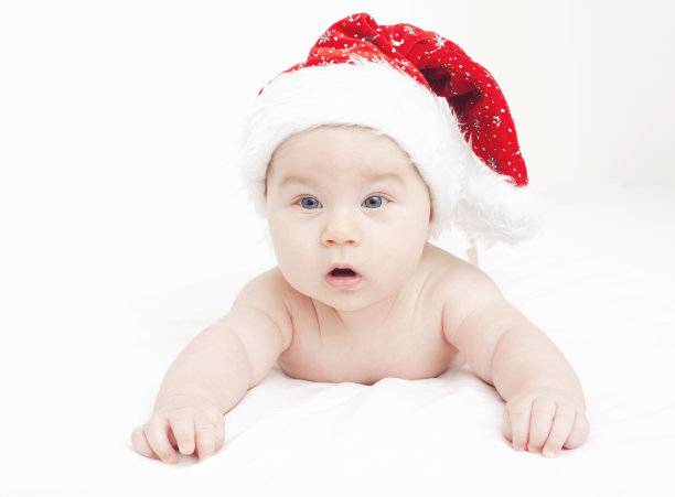 圣诞老人帽子里的宝贝图片下载