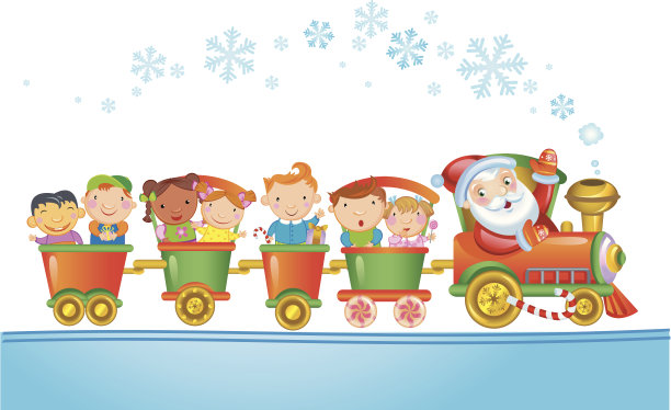 圣诞火车图片下载