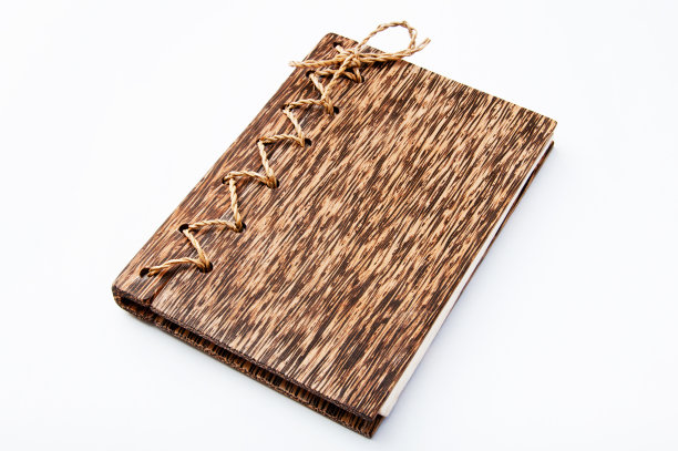 棕榈木封面书孤立图片下载