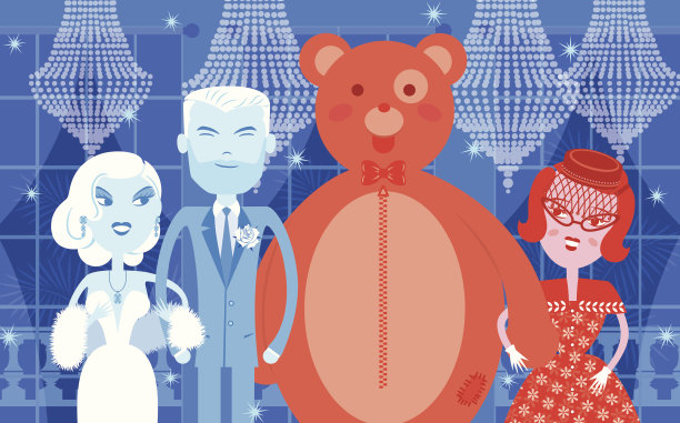 白雪公主和红玫瑰进入盛大舞会图片下载