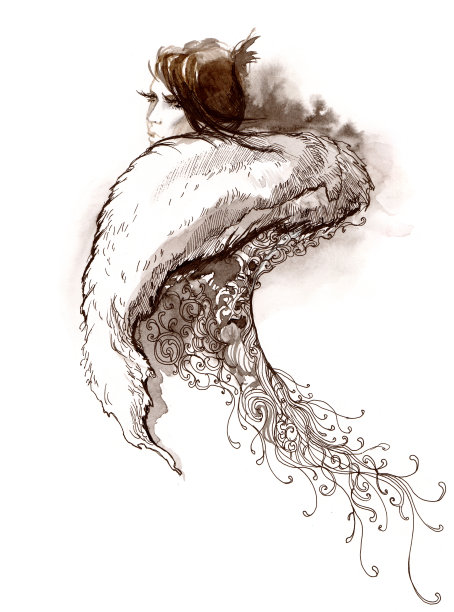 皮草时装图片下载