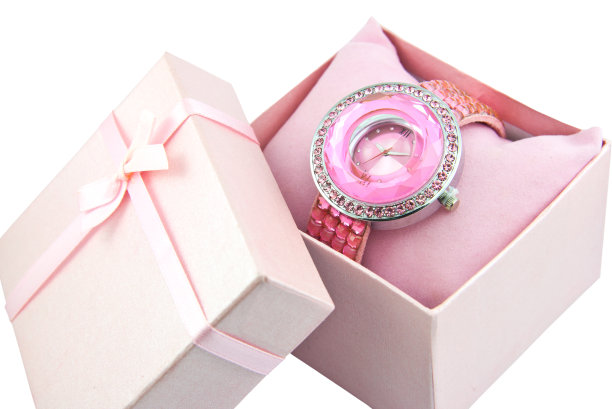 女性粉色手表图片下载