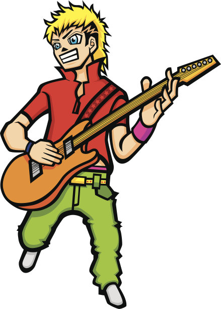 吉他的男孩图片下载