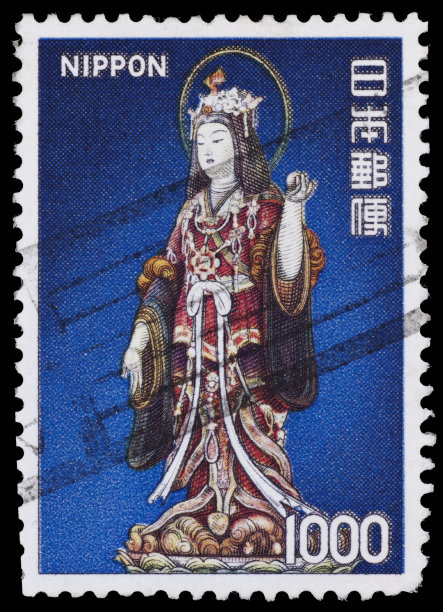 老式日本邮票图片下载