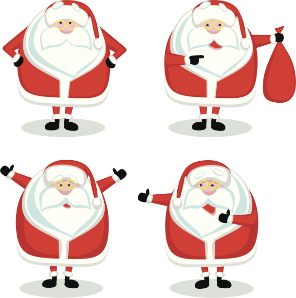 卡通圣诞老人图片下载