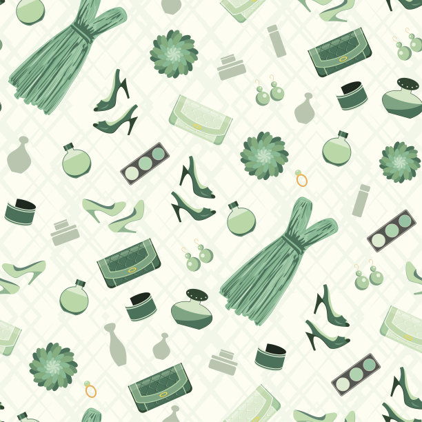 无缝的时尚模式素材图片