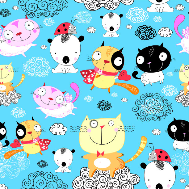 搞笑猫的纹理图片下载