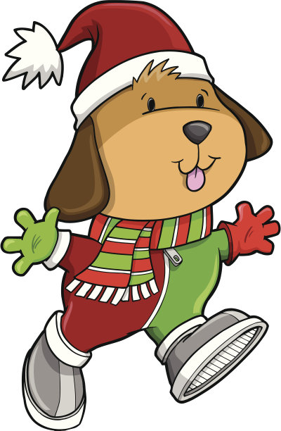 圣诞小狗狗图片下载