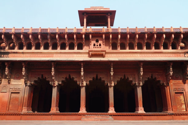 庭院，贾汗尼尔，阿格拉堡图片下载