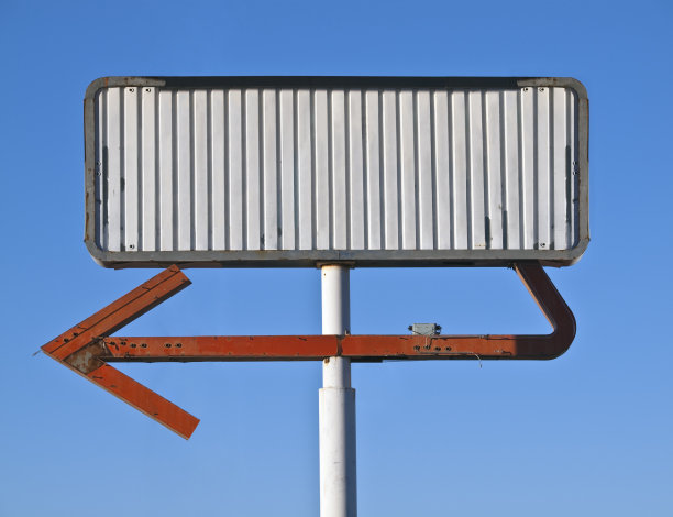 空白复古箭头标志图片下载