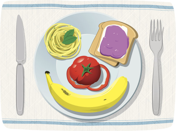 微笑的午餐图片下载