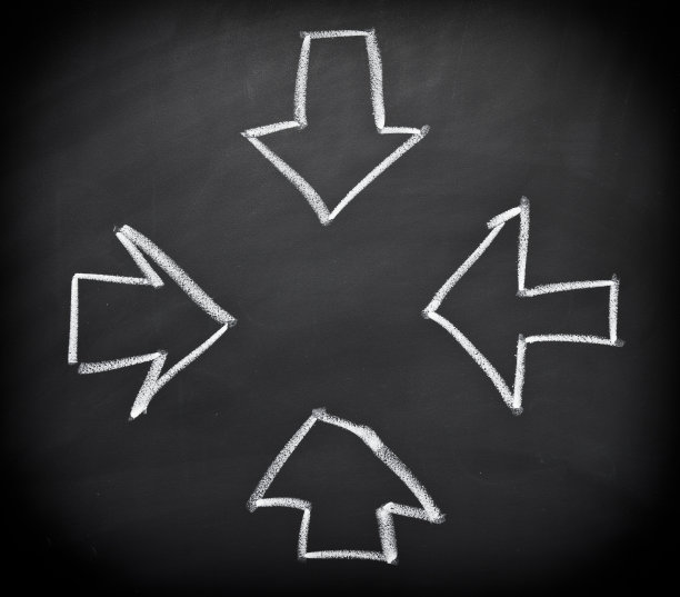 向中心收敛的箭头图片下载