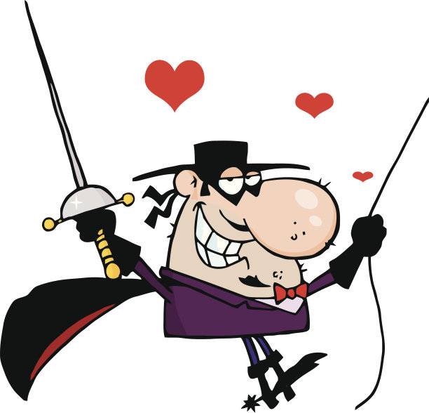 手持剑的蒙面人图片下载