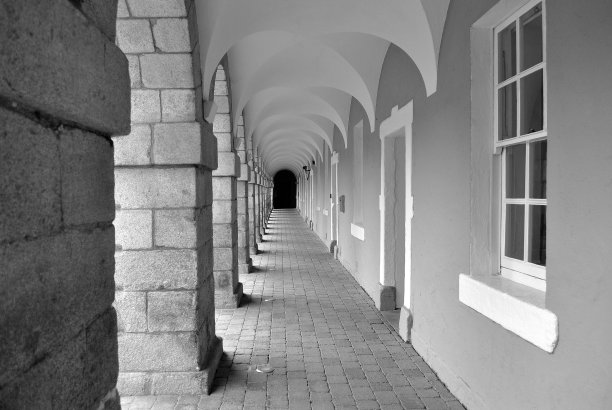 黑白牌坊图片下载