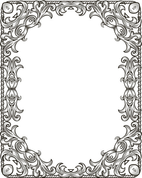 复古的框架图片下载