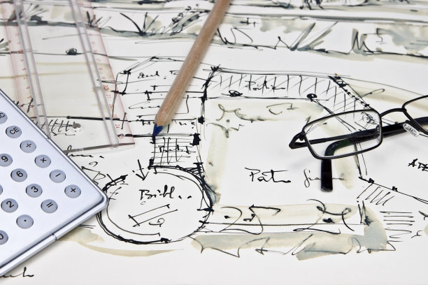 房子的蓝图图片下载