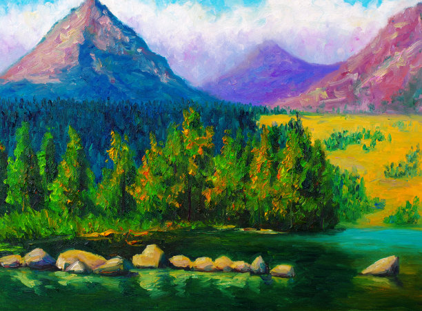 油画-风景图片下载