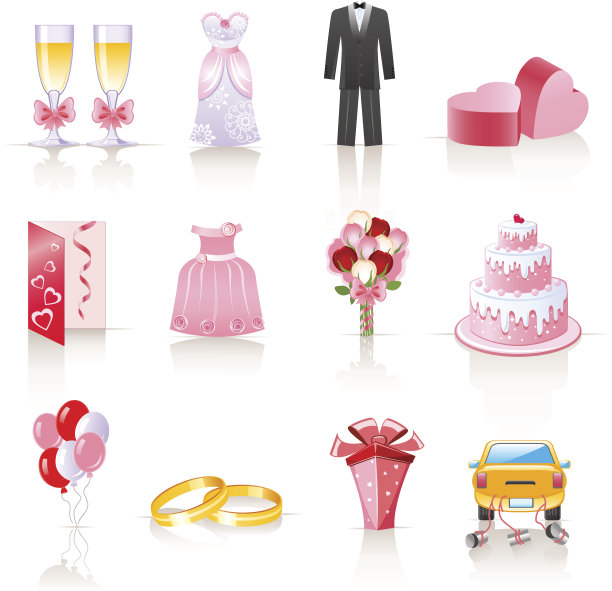 婚礼的图标图片下载