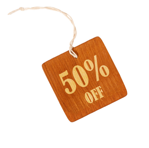 木制品特价标签图片下载