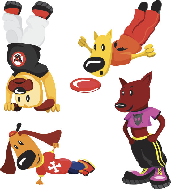 穿着运动服的狗图片下载