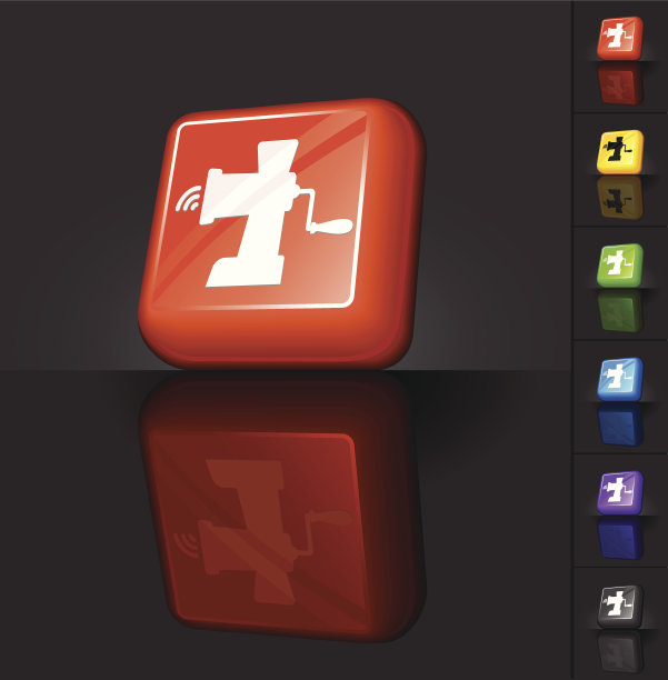 绞肉机3D按键设计图片下载