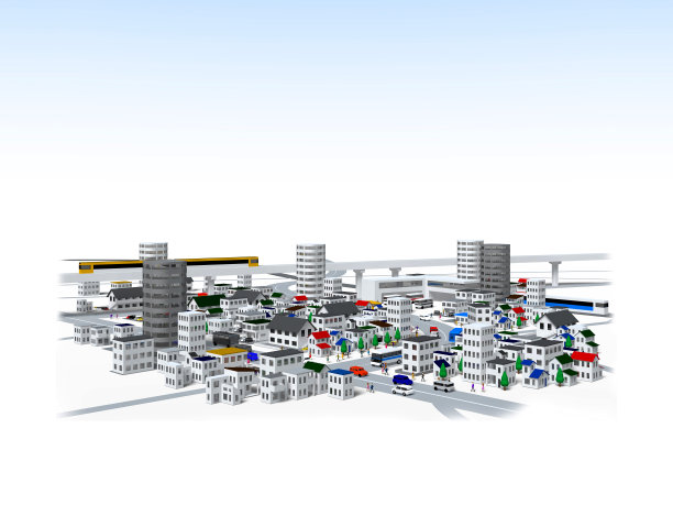 城市鸟瞰图图片下载
