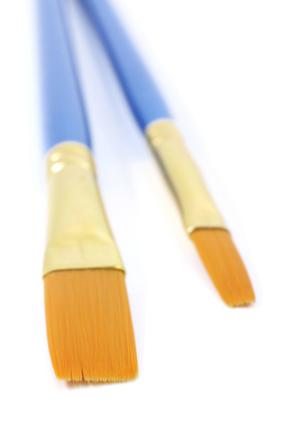 对水彩画笔图片下载