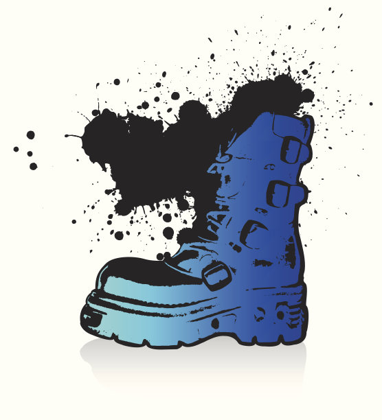 大鞋飞溅设计图片下载