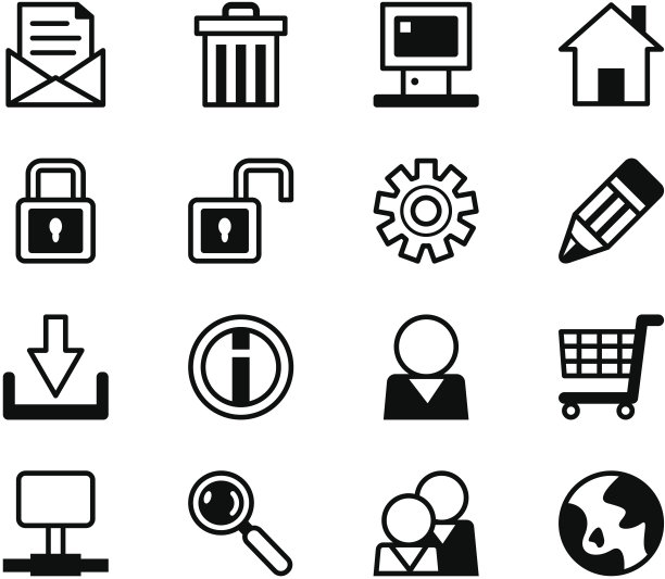 图标系列-互联网图片下载