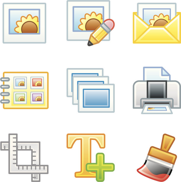 “圆形”图标设置-照片编辑图片下载