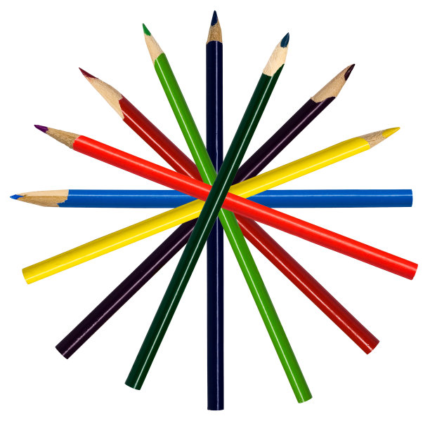 彩色铅笔图片下载