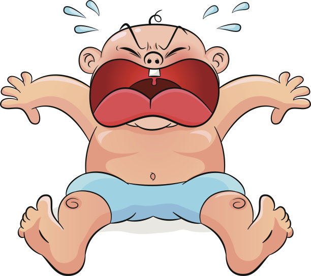 哭泣的宝宝图片下载