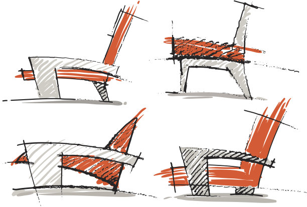 草图的家具图片下载