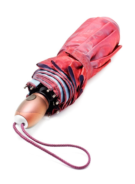 封闭的紫色雨伞图片下载