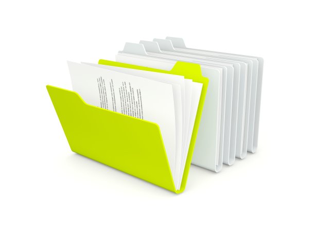 用不同的绿色文件夹排列图片下载