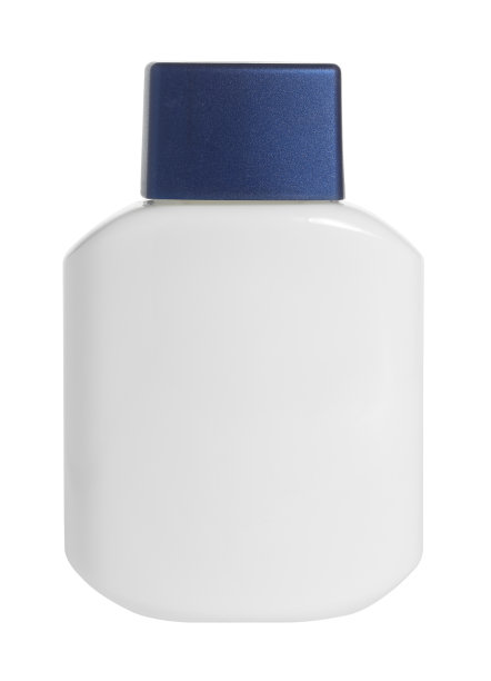 香水瓶(与白色背景上的剪切路径隔离)图片下载