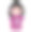 穿粉红色和服的艺妓孤立在白色上图片下载
