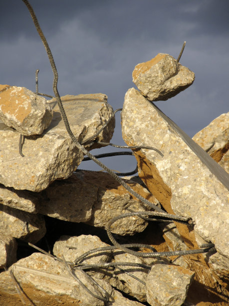 堆瓦砾图片下载