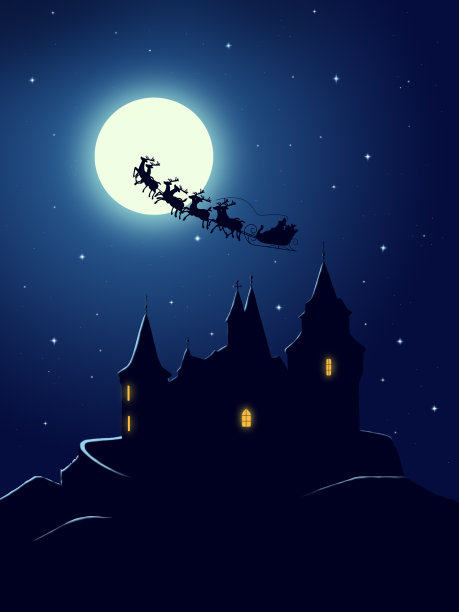 圣诞贺卡素材图片