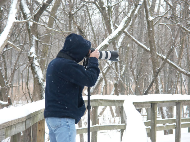 摄影师在雪图片下载