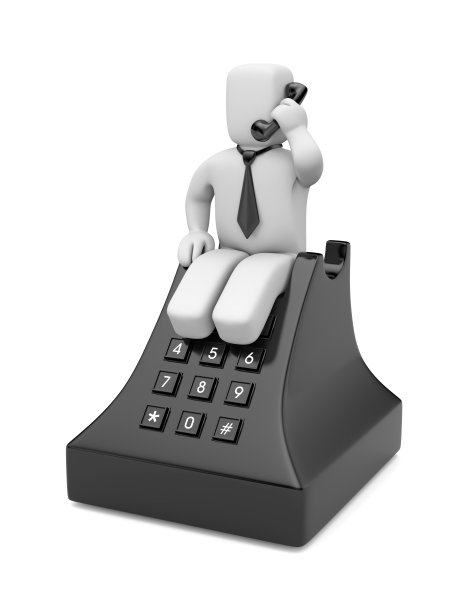 3d商人通过电话交谈图片下载