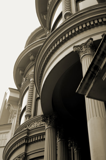 维多利亚时代的建筑Detial图片下载