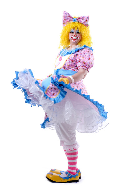 站在女性的小丑图片下载