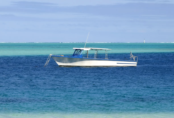 热带地区的渔船图片下载